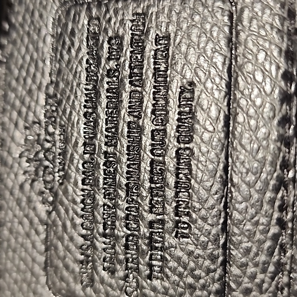 Coach Black Crossbody Bag with Gold Accents - Picture 11 of 12